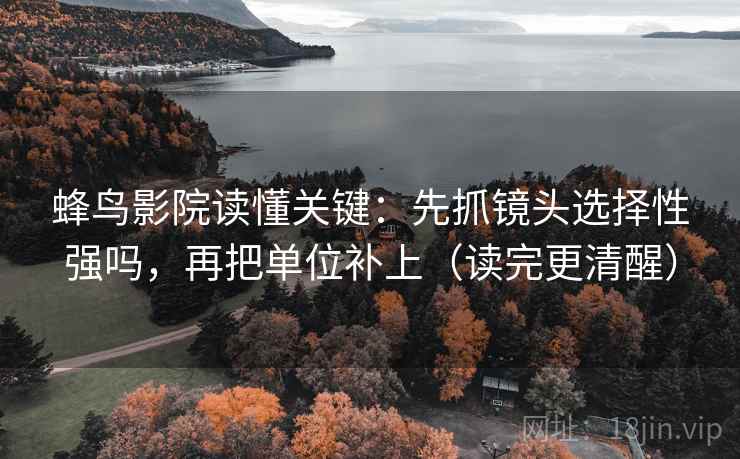 蜂鸟影院读懂关键：先抓镜头选择性强吗，再把单位补上（读完更清醒）